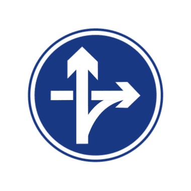 立交直行和右轉(zhuǎn)彎行駛